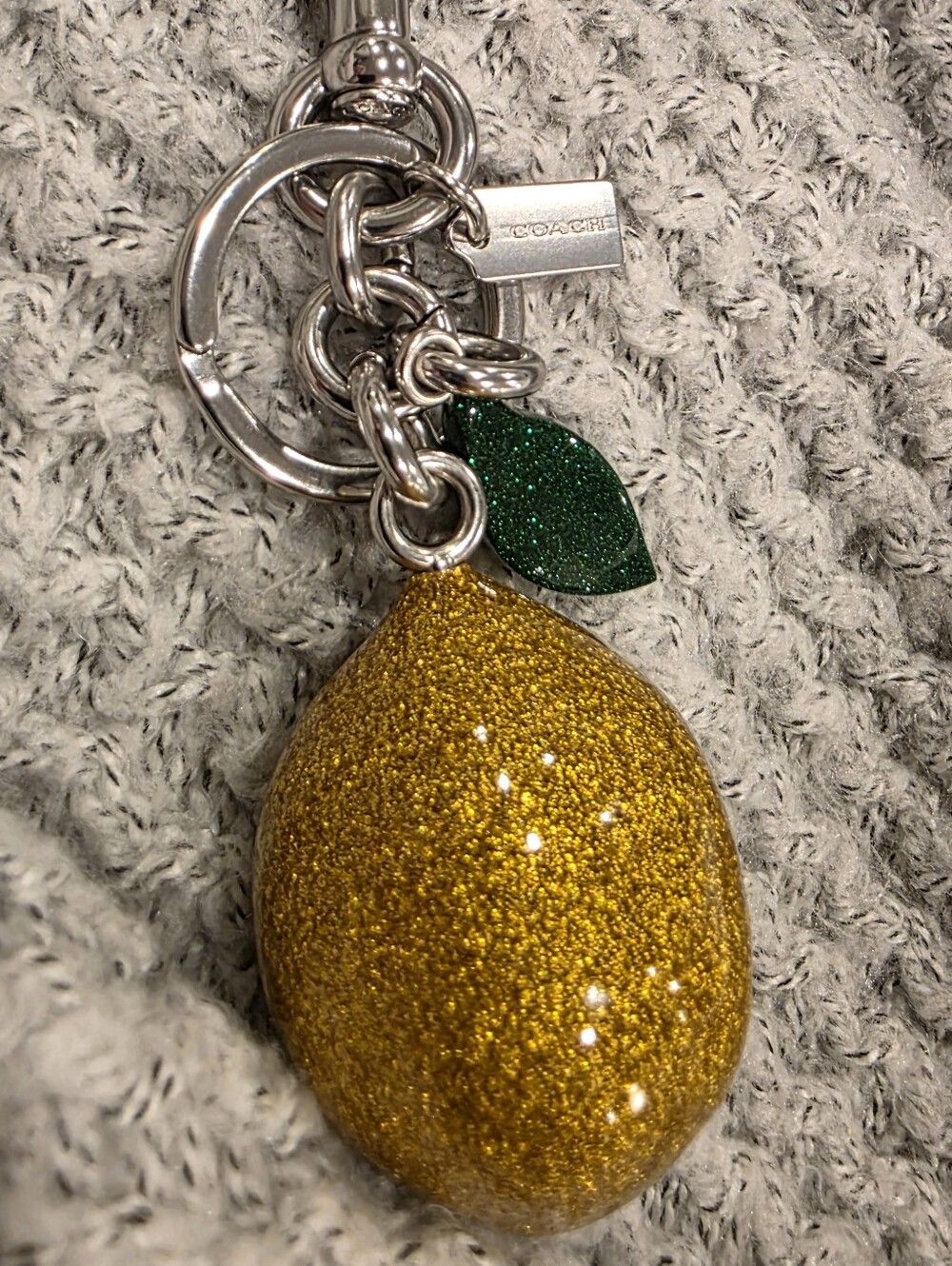 Coach Lemon Bag Charm